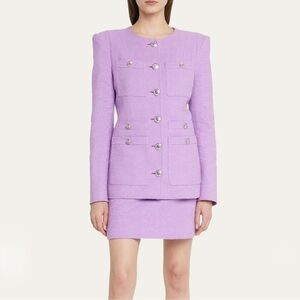 Veronica Beard Violet Corey Dickey Jacket Size 0